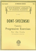 Dont : 20 Progressive Exercises for Viola