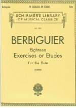 Berbiguier : Eighteen Exercises or Etudes