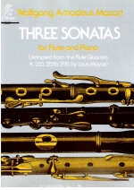 Mozart : Three Sonatas