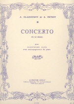 Glazunov : Concerto En Mi Bemol