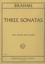 Three Sonatas, Opus 78, 100, 108 (authentic edition)