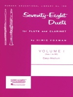 Duets 78곡 수록 for Flute and Clarinet Volume 1