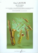 Lacour : 28 Etudes sur Les Modes for Saxophone