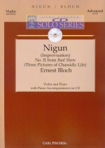 Bloch : Nigun No. 2 from Baal Shem for Violin and Piano with CD