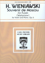 Wieniawski : Souvenir De Moscou for Violin and Piano