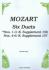 Mozart : 6 Duets, No.1-3 for 2 Flutes