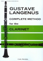 Complete Method for the Clarinet-Pt. III (arr Gustave Langenus )