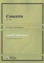 Liebermann : Concerto for Flute and Orchestra Opus 39