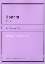 Liebermann : Sonata Op. 23, for Flute and Piano