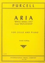 Aria "What Shall I Do" (from "Dioclesian") (Popper)