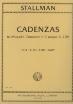 Cadenzas to Mozart's Concerto in C major, K. 299 for Flute and Harp (Stallman)