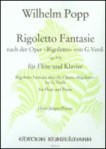 Popp : Rigoletto Fantasie Op.335
