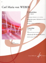 Weber : Concertino in E Flat - Op. 26