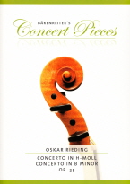 Rieding Concerto B minor op. 35 for Violin and Piano