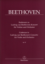 Beethoven Cadenzas to Violin Concerto Op.61 for Orchestra