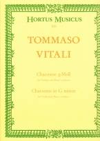 Vitali Chaconnein g minor for Violin and Basso Continuo