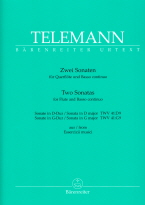 Telemann Two Sonatas for Flute and Basso continuo