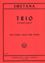 Smetana : Trio in G minor, Opus 15