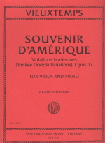 Souvenir d'Amerique, Variations burlesques (Yankee Doodle Variations), Opus 17