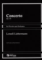 Liebermann : Concerto Op.50 for Piccolo and Piano