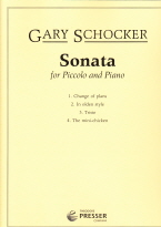 Schocker : Sonata for Piccolo and Piano
