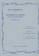 Demersseman: Introduction Et Variations Sur Le Carnaval De Venise Opus 7