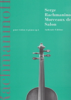 Rachmaninov : Morceaux de Salon, op. 6