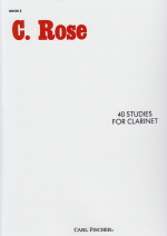 Rose : 40 Studies For Clarinet - Book 2