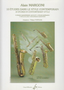MARGONI: 10 Etudes dans le Style Contemporain for Saxophone