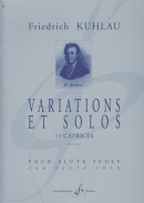 Friedrich KUHLAU: Variations et Solos 12 Caprices Opus 10 bis