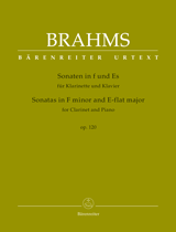 Brahms: Sonatas in F minor and E-flat major for Clarinet and Piano op. 120