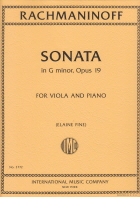 Sonata in G minor, Opus 19 (FINE, Elaine)