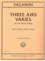 Three airs varies on the Fourth String (ROSAND, Aaron)