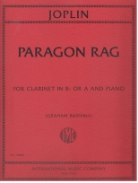 Paragon Rag for Clarinet in B flat or A and Piano (BASTABLE, Graham)
