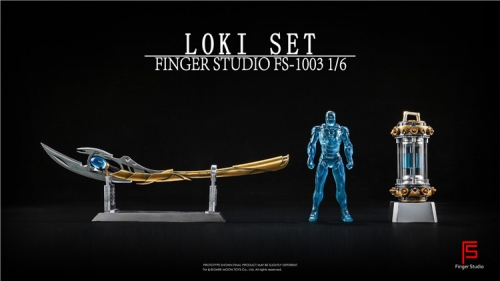 핑거스튜디오 Finger Studio FS-1003 1/6 LOKI 로키 치타우리 셉터 마인드 스톤 세트 디오라마 커스텀