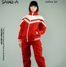 SATOYS SA042A 1/6 운동복 유니폼 의류 커스텀 빨간색