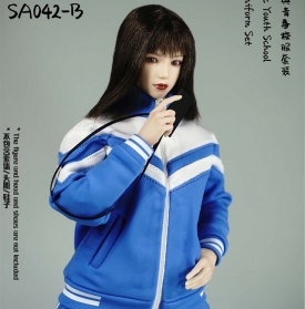 SATOYS SA042B 1/6 운동복 유니폼 의류 커스텀 파란색