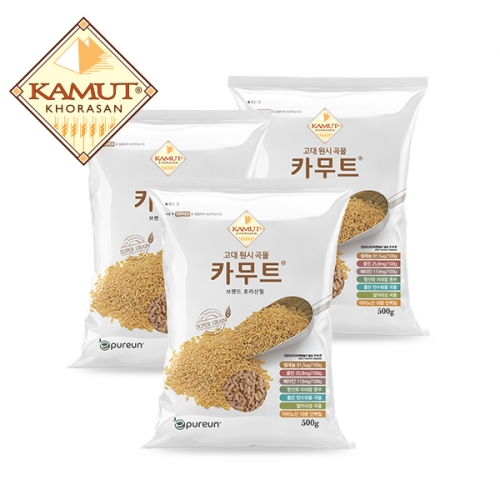 고대곡물 이집트 정품 카무트 쌀 밀 (500gX3봉)