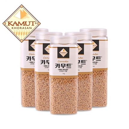 정품 카무트 쌀 고대곡물 기능성쌀 (1kgX5개)